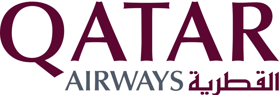 Picture - Logo Qatar Airways Vector Clipart (1100x374), Png Download