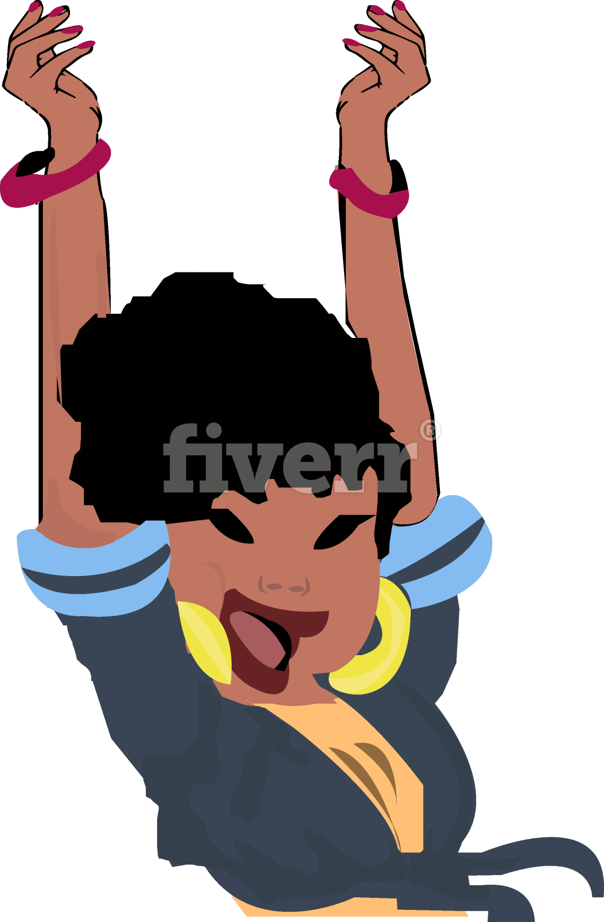 Fiverr Clipart (1200x1831), Png Download