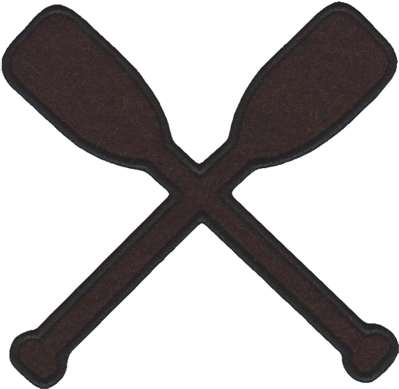 Crossed Oars Logo - Clip Art - Png Download (600x581), Png Download