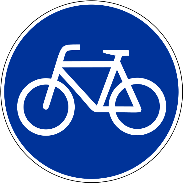 Cycle Sign Clipart (600x600), Png Download