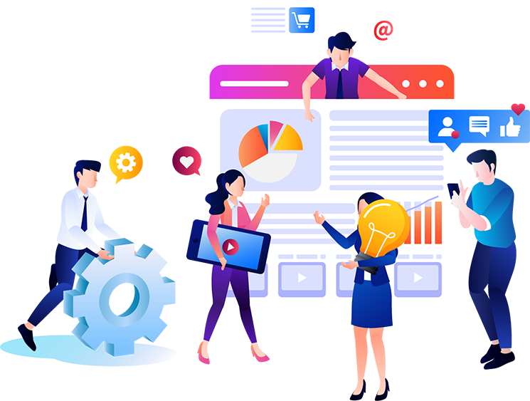 Clientes Marketing Digital Clipart (745x563), Png Download