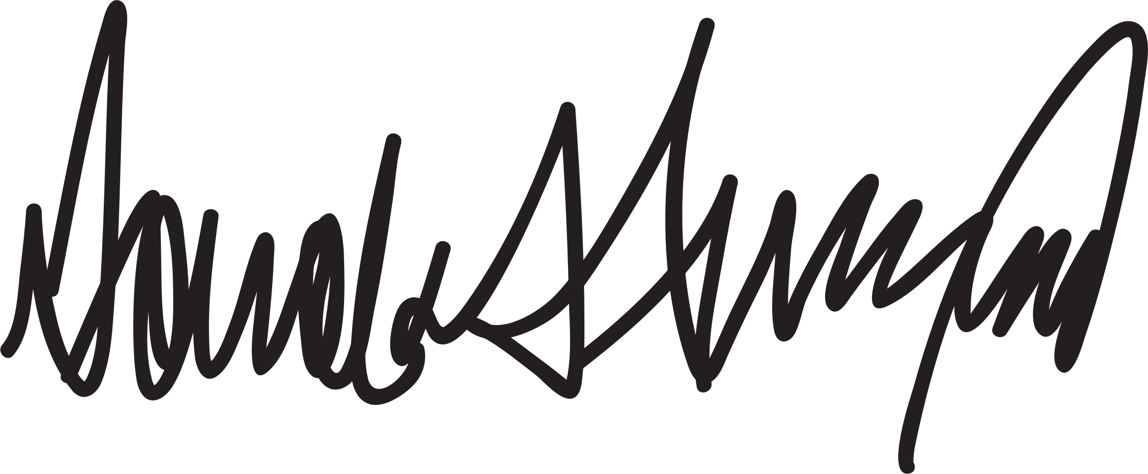 Donald Trump Signature Png Clipart (1200x556), Png Download