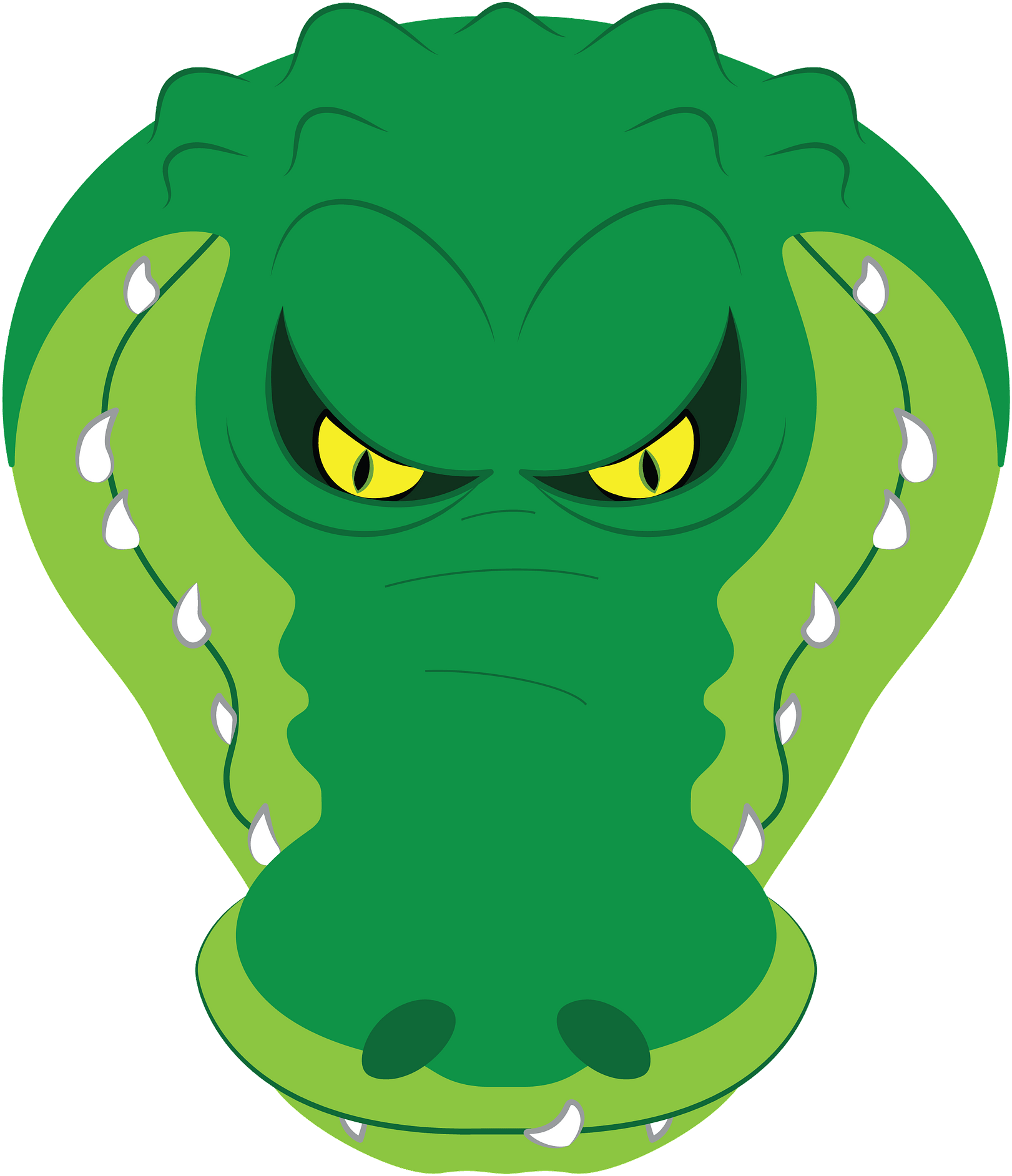 Alligator Head Clipart Crocodile Mask Template Free Png Download
