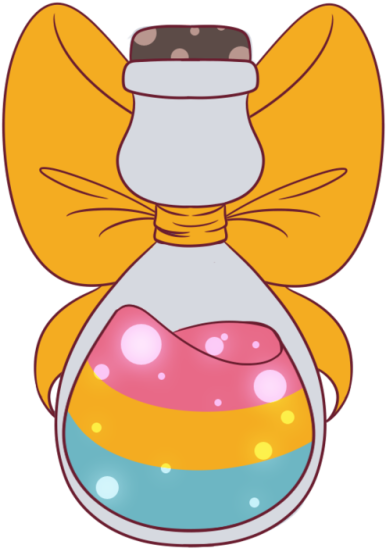 Pride Potions Stickers Clipart (500x622), Png Download
