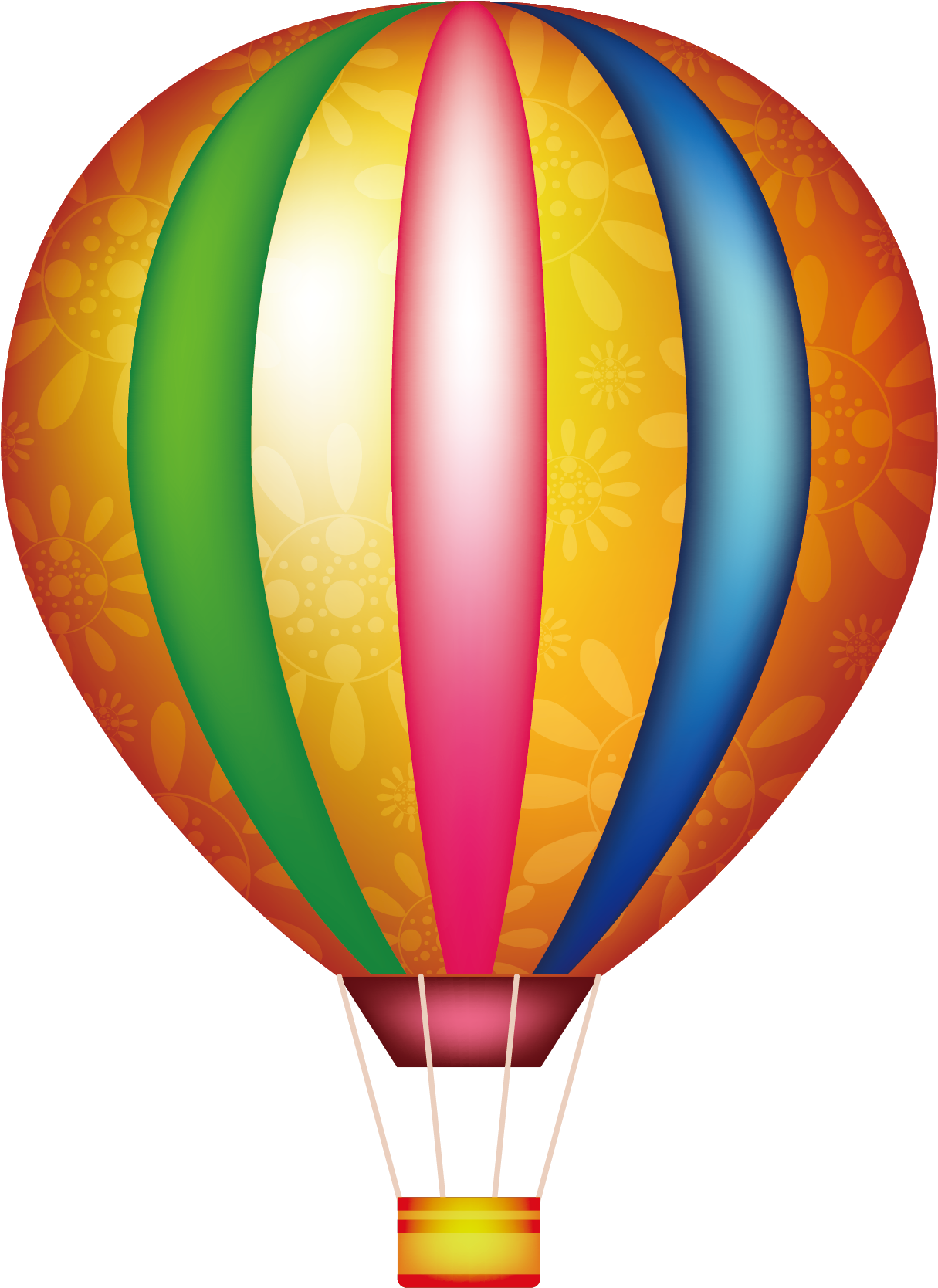 Hot Air Ballooning - Hot Air Balloon Png Clipart (1875x1875), Png Download