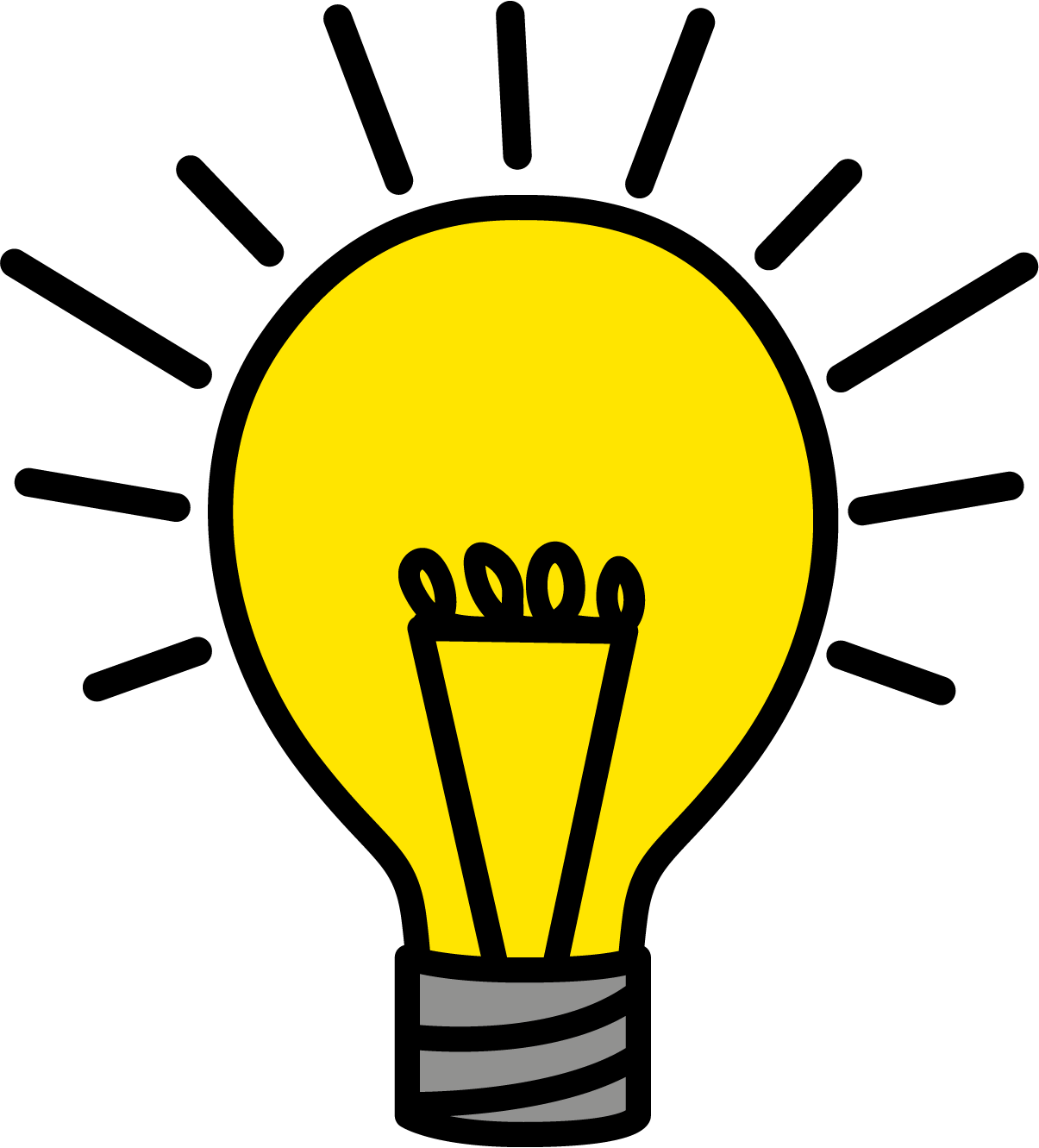 Light Bulb With Leaf Clipart (1205x1331), Png Download
