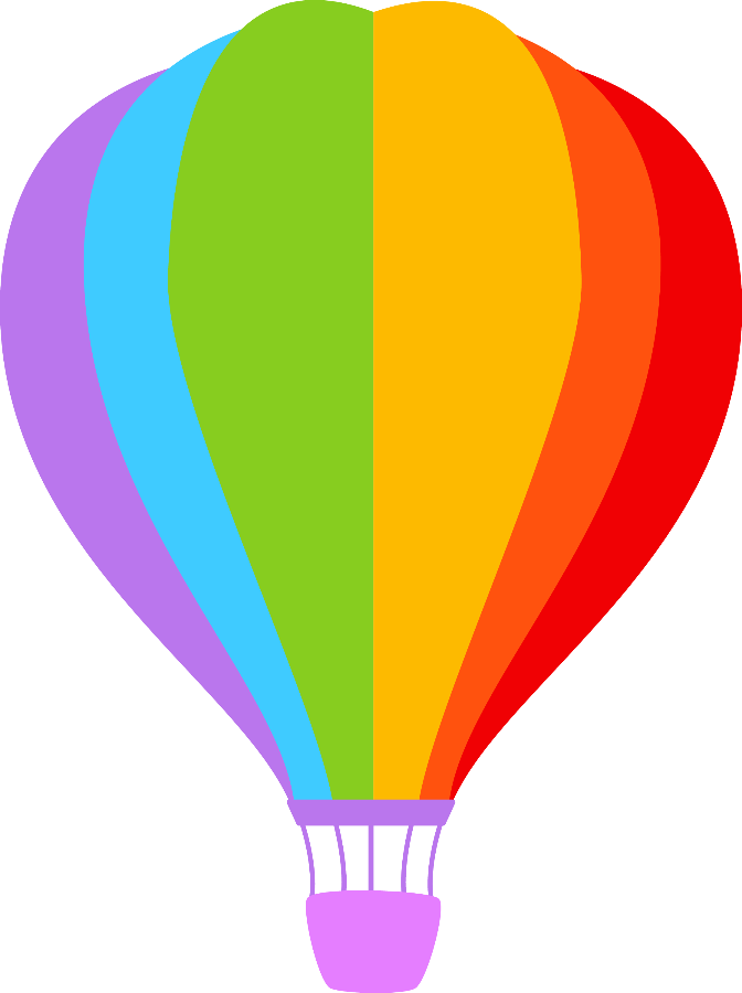 Cute Clipart Hot Air Balloon - Balão Mundo Bita Png Transparent Png (672x900), Png Download