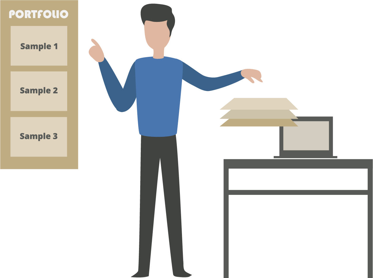 Portfolio Banner It Company Transparent Clipart (1277x953), Png Download