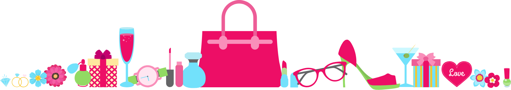 Shoulder Bag Clipart (1695x299), Png Download