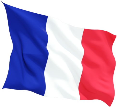 France Fluttering Flag - Waving Flag Of France Clipart (640x480), Png Download