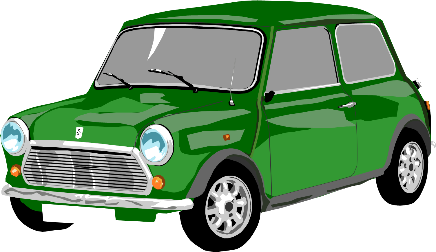 Mini Copper - City Car Clipart (1600x1200), Png Download