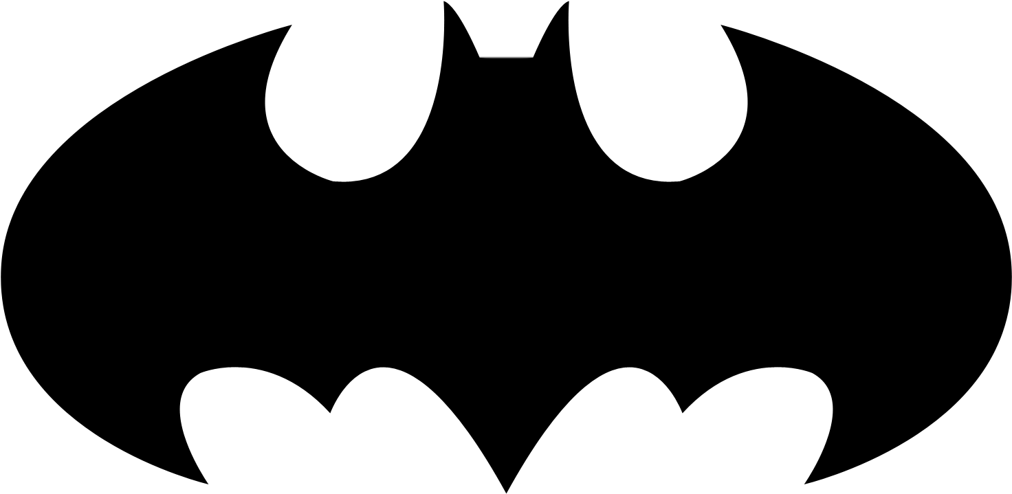 Batman Logo Clipart (1246x640), Png Download