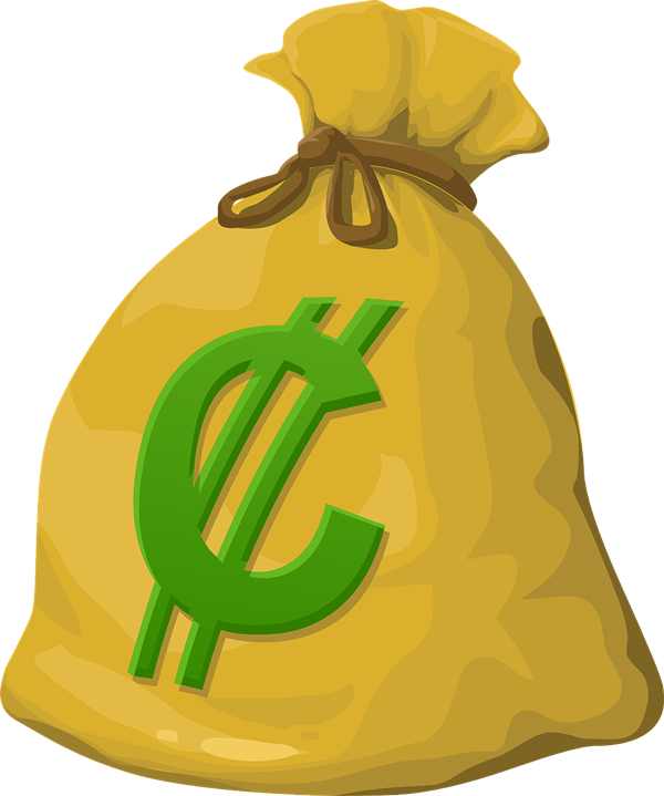 Transparent Gold Sack Clipart (534x640), Png Download