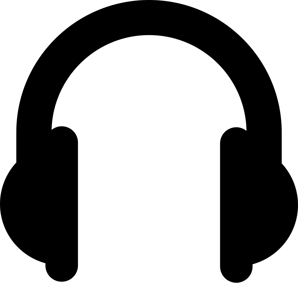 Big Headphones Svg Png Icon Free Download - Headphone Icon Png Clipart (980x933), Png Download