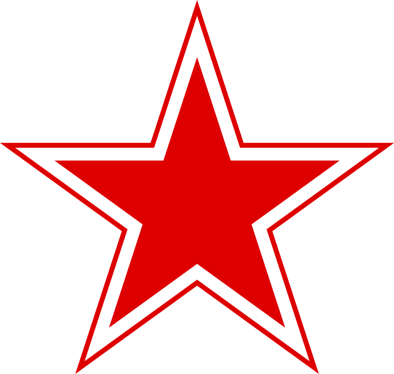 Russian Air Force Red Star Clipart (800x761), Png Download