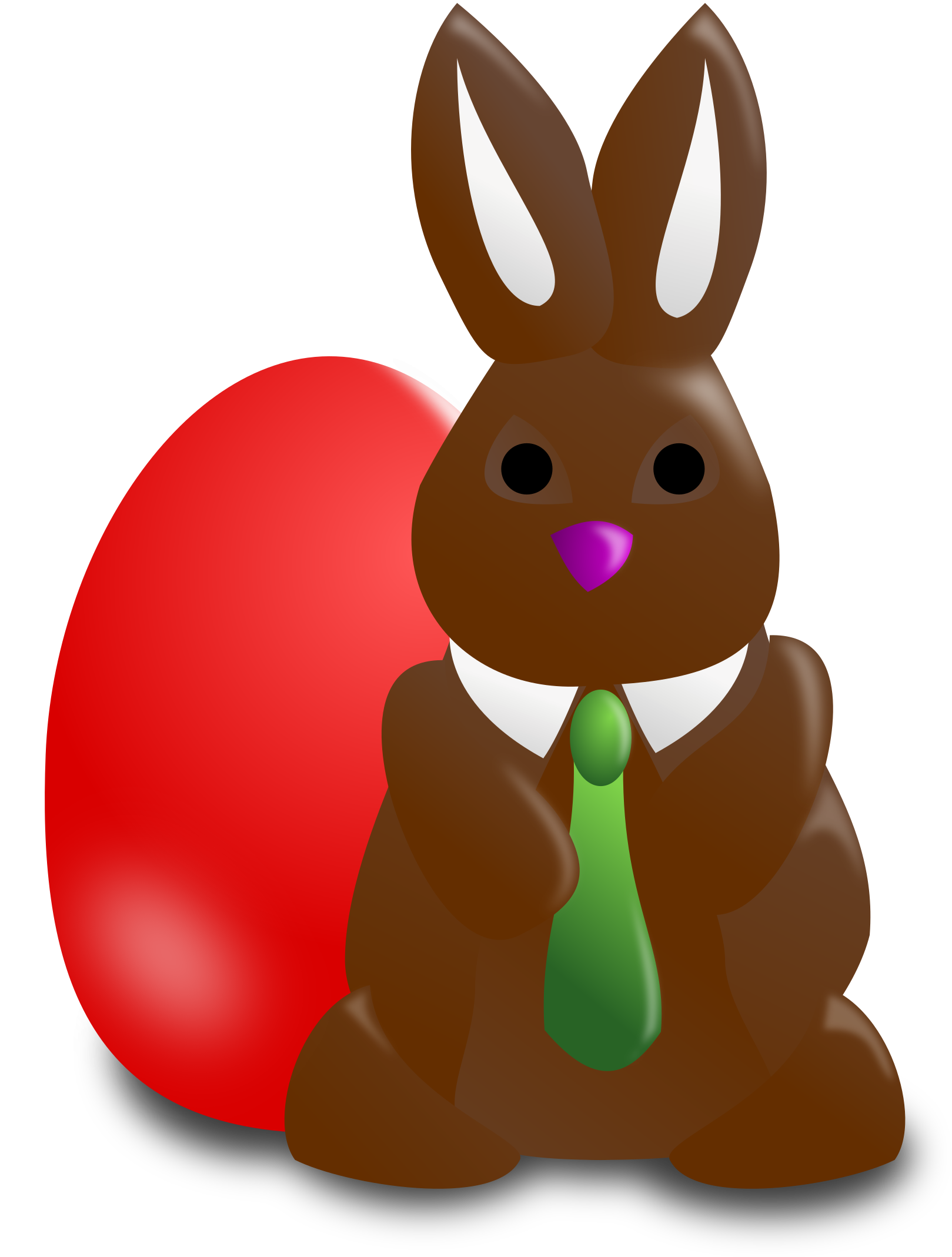 Easter Icon Flip - Easter Bunny Clipart - Png Download (2400x2400), Png Download