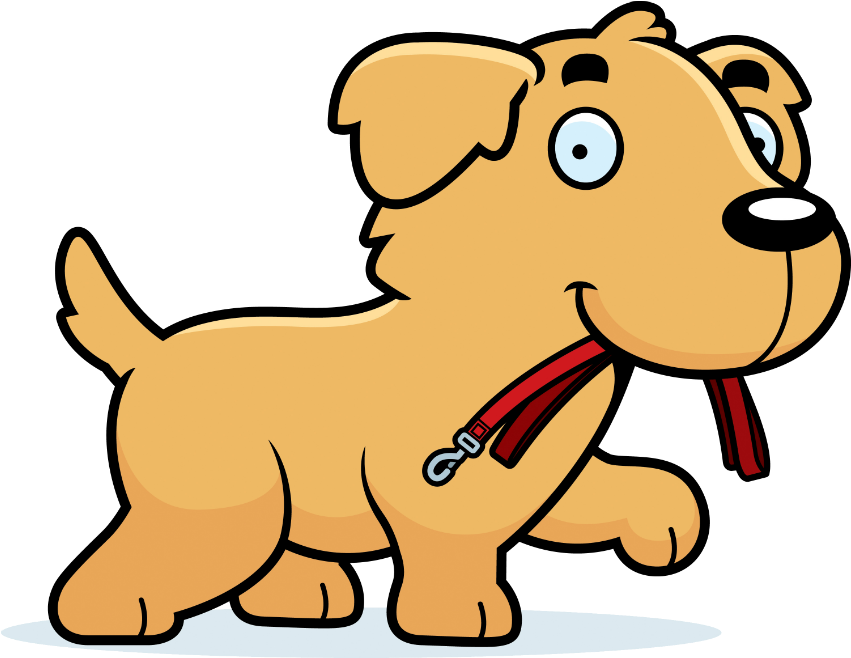Golden Retriever Training - Dog Chasing Ball Cartoon Clipart (900x900), Png Download