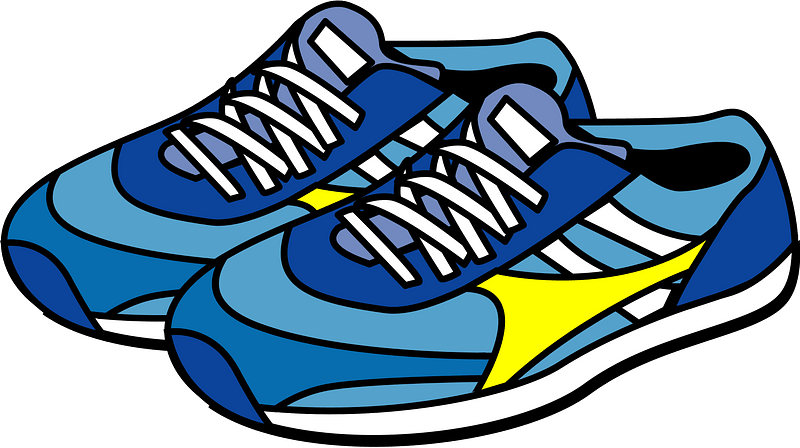 Sneakers Shoes Clipart - Sneakers Clipart - Png Download (800x448), Png Download