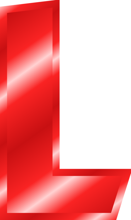 Angle,text,brand - Letter Alphabet Red Clipart (447x750), Png Download