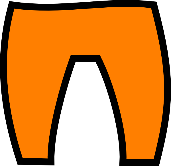 Transparent Pants Clipart Orange Pants Clipart Png Download Full