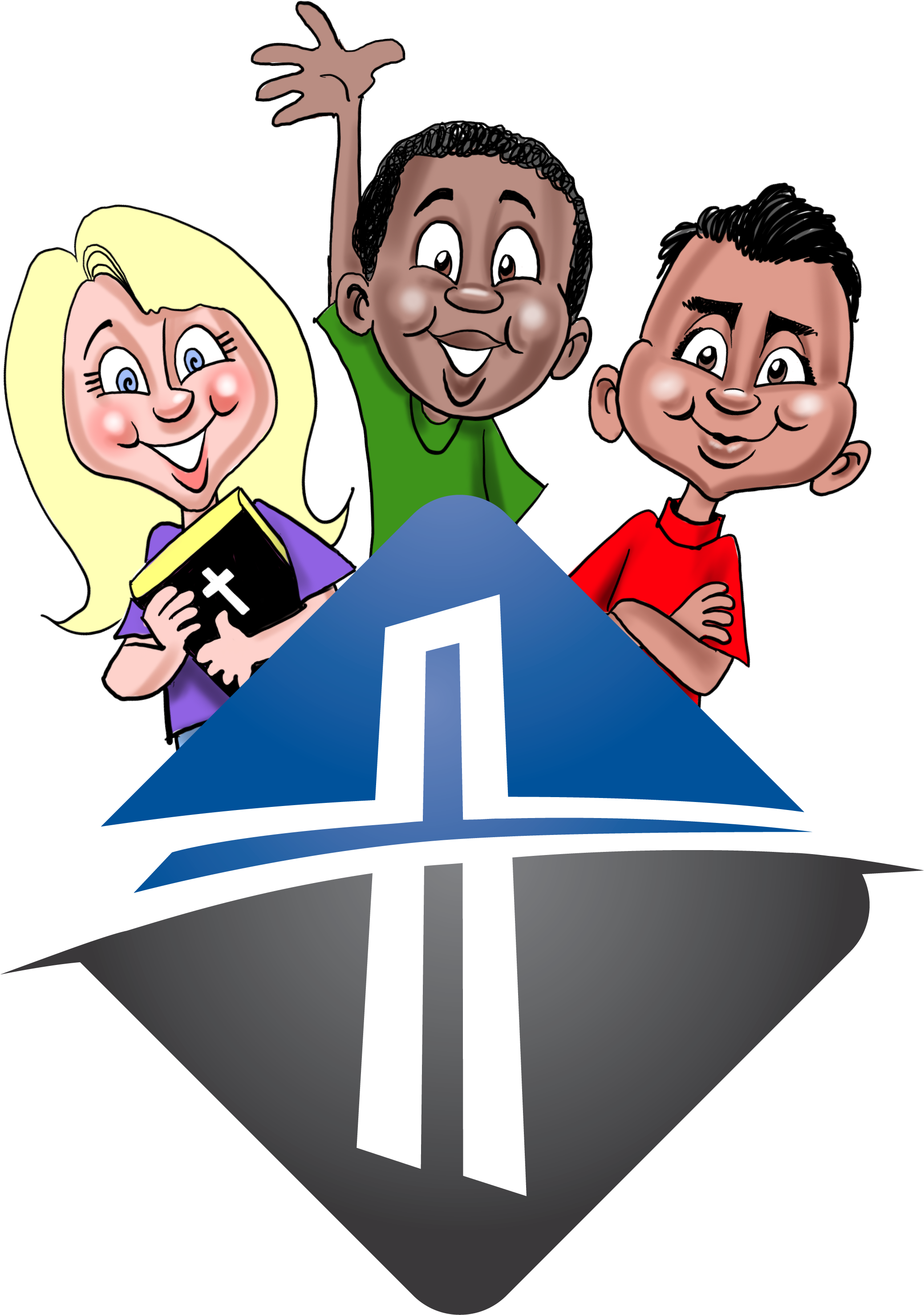 Crossbridge Kids Ministries - Ministro Cristiano Dibujo Clipart (2367x3014), Png Download