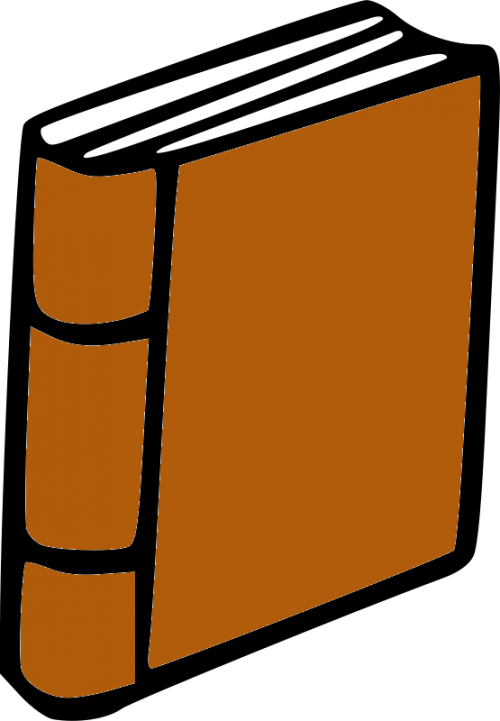 The Book Of Lost Things Clip Art - Closed Book Clipart Png Transparent Png (500x721), Png Download