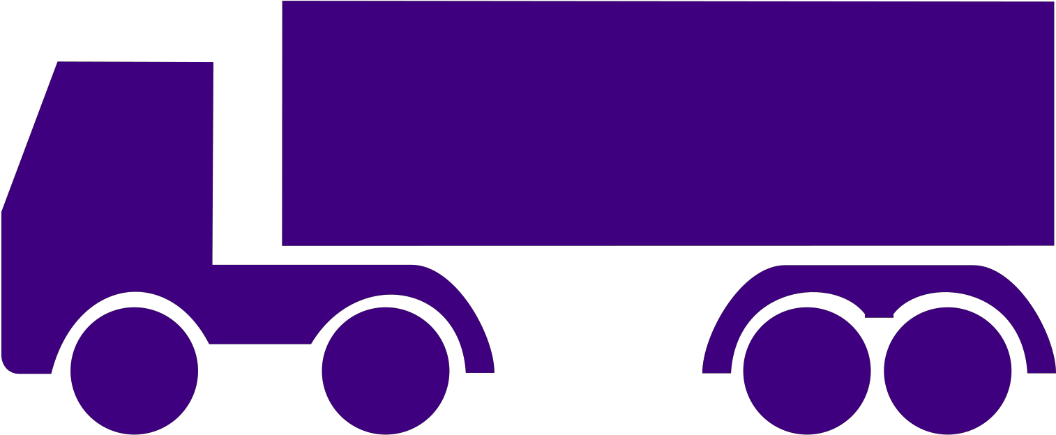 18 Wheeler Clipart Black And White - Png Download (1600x1600), Png Download