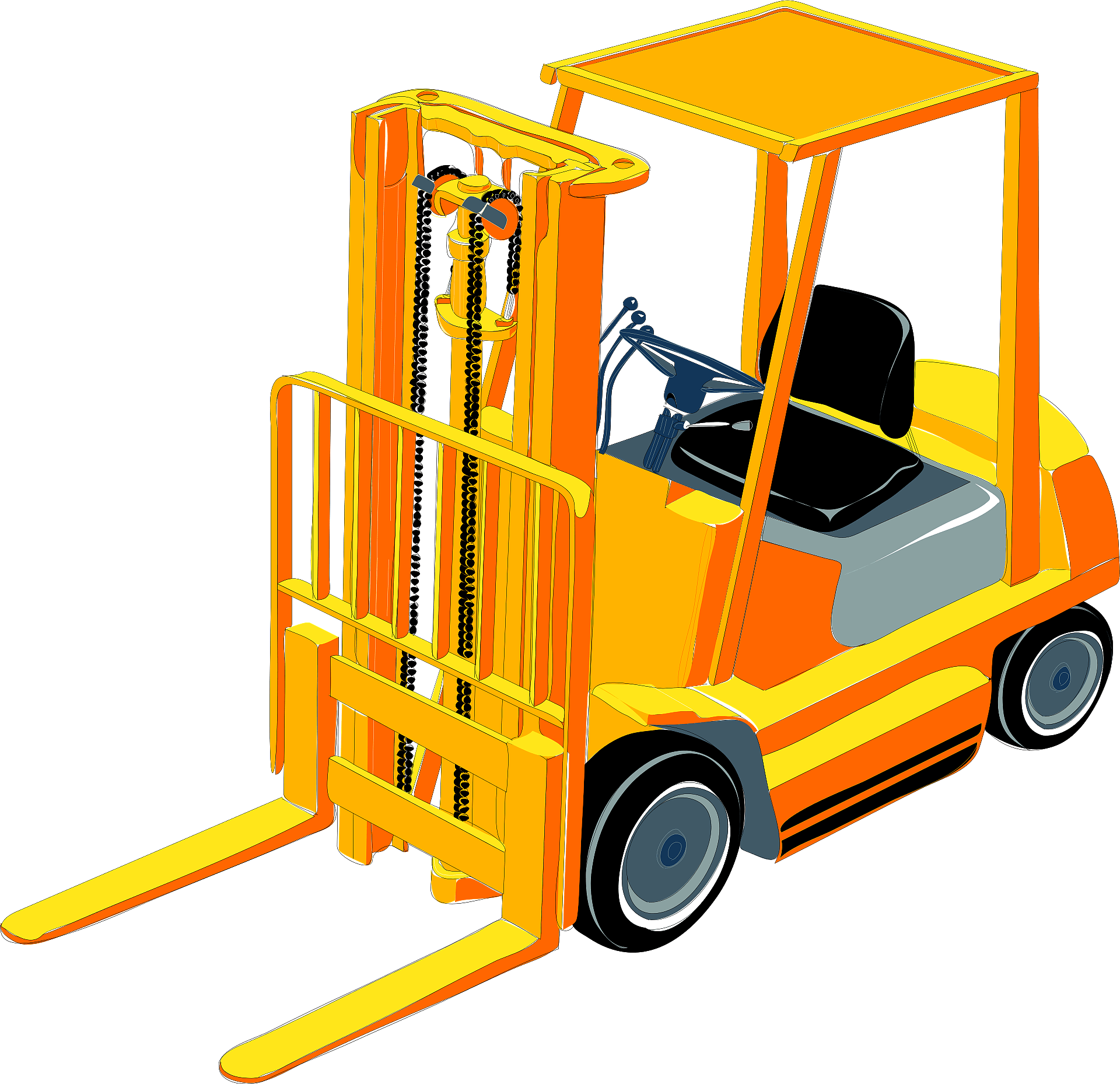 Architetto Montacarichi - Forklift Clipart - Png Download (800x774), Png Download