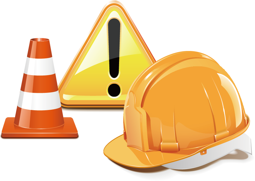 Cone Clipart Hard Hat - Clip Art Construction Tools - Png Download (880x613), Png Download