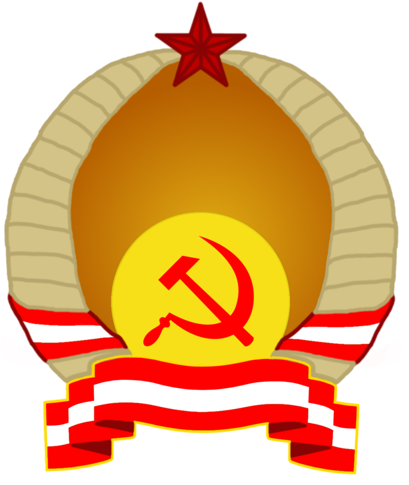 Coat Of Arms Of Socialistic Korallia By Coralarts - Socialist Hungary Coat Of Arms Clipart (801x949), Png Download