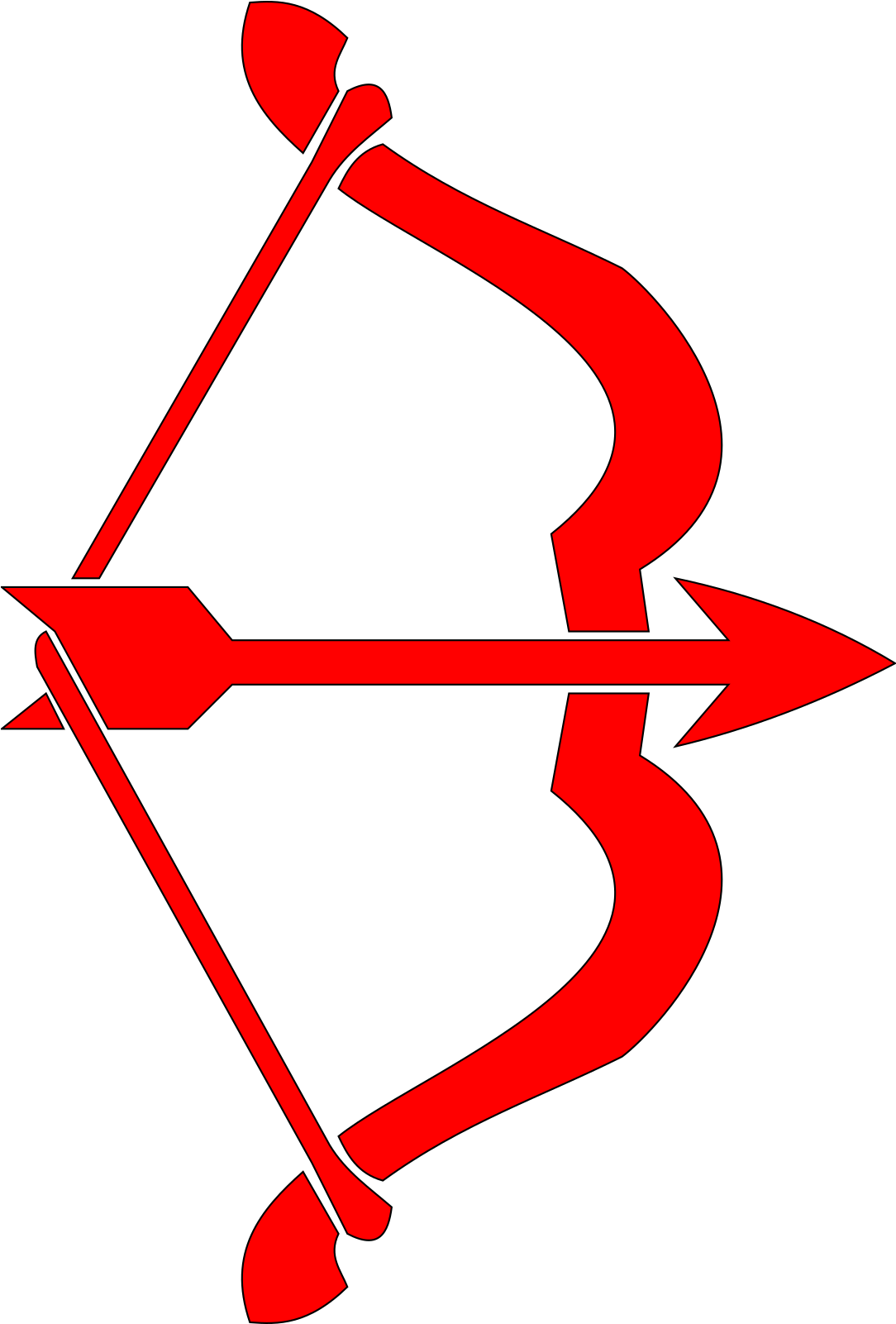 Bow And Arrow Clipart Png Transparent Png (1600x1600), Png Download