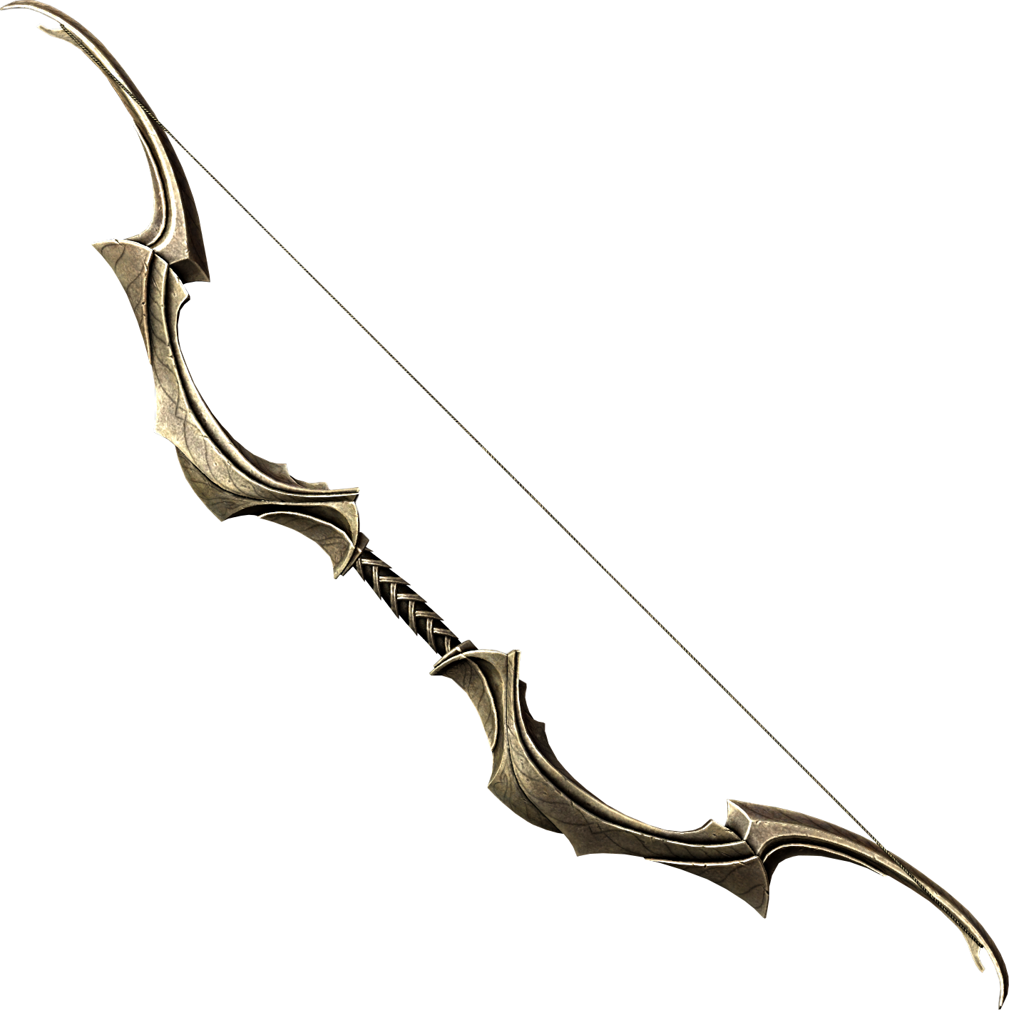 Bow And Arrow Clipart - Skyrim Arco De Auriel - Png Download (1415x1416), Png Download