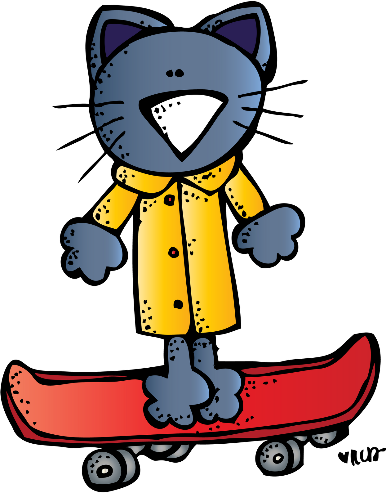 Pete The Cat And His Four Groovy Buttons Kitten Pete - Pete The Cat And His Four Groovy Buttons Clipart - Png Download (1244x1600), Png Download