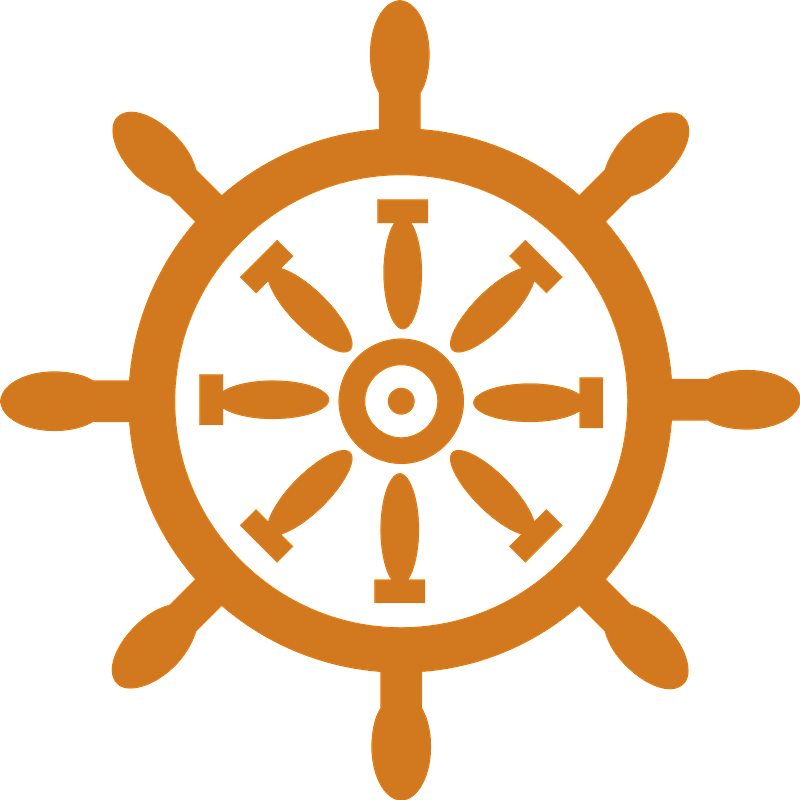Helm Clipart - Captains Wheel Clip Art - Png Download (800x800), Png Download