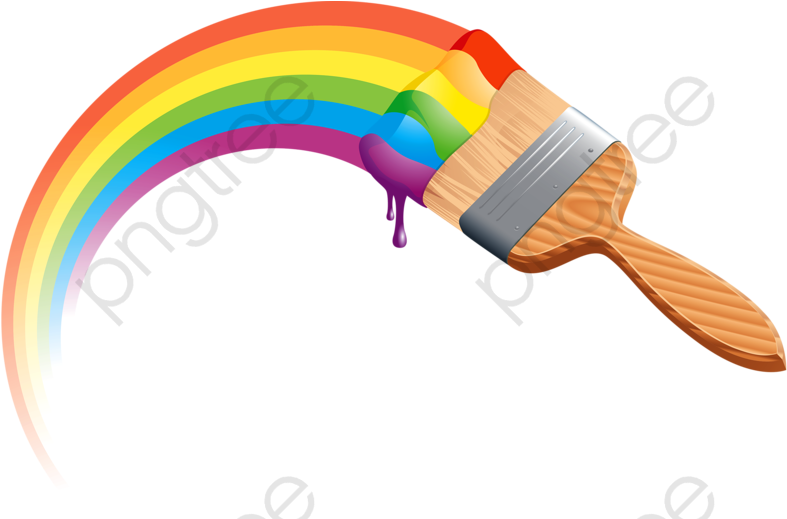 Paint Brush Clip Art Png - Paint Brush Clip Art Transparent Png (800x518), Png Download