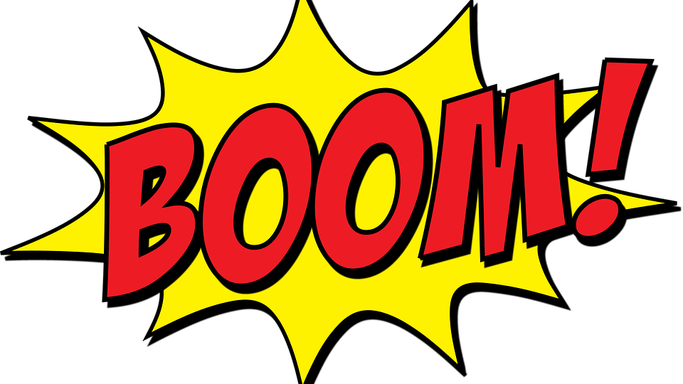 Conta Pue Salta Boom - Boom Clipart - Png Download (960x540), Png Download