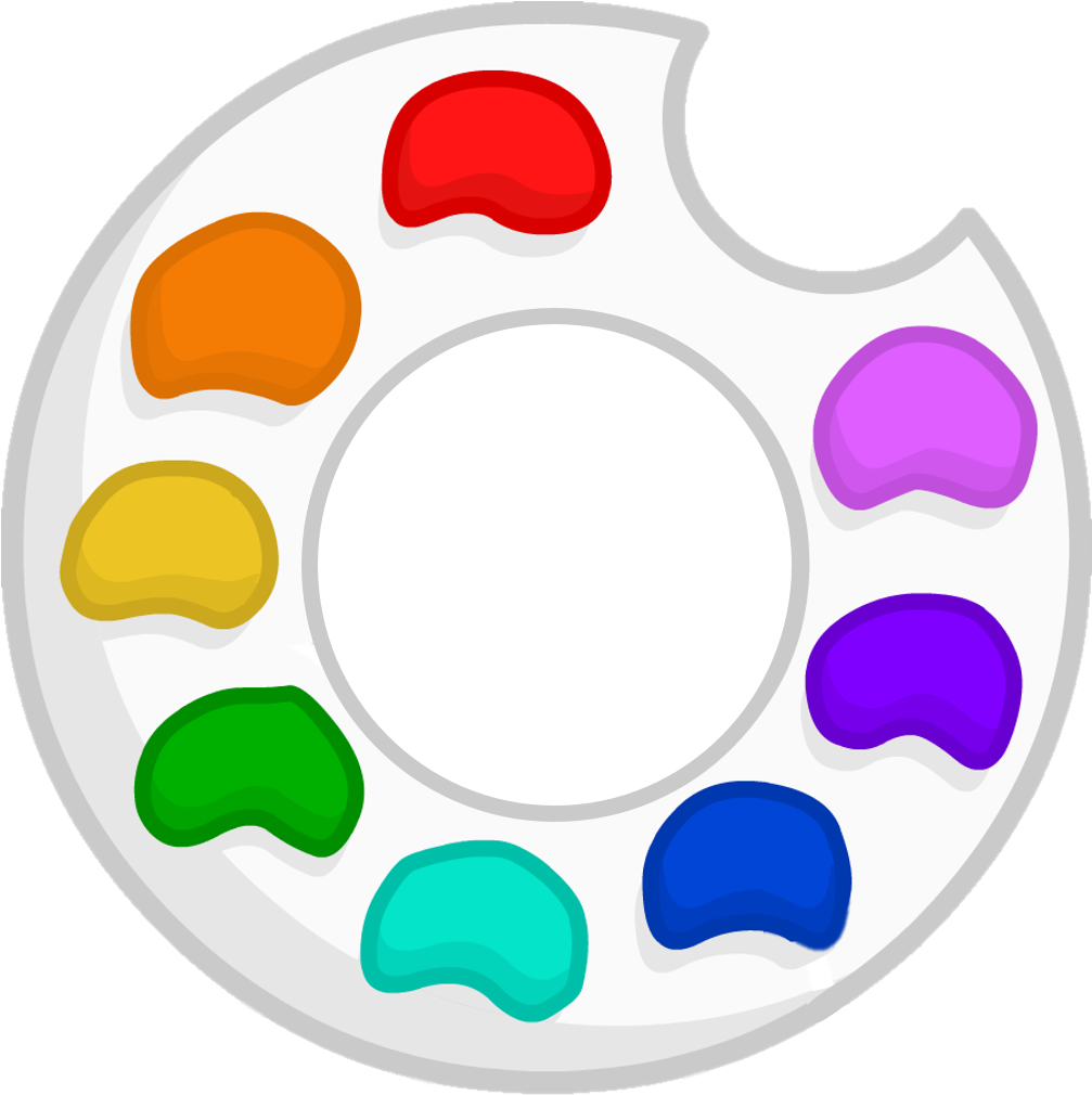 Paint Clipart Object - Object Lockdown Paint Palette Body - Png Download (1007x1010), Png Download