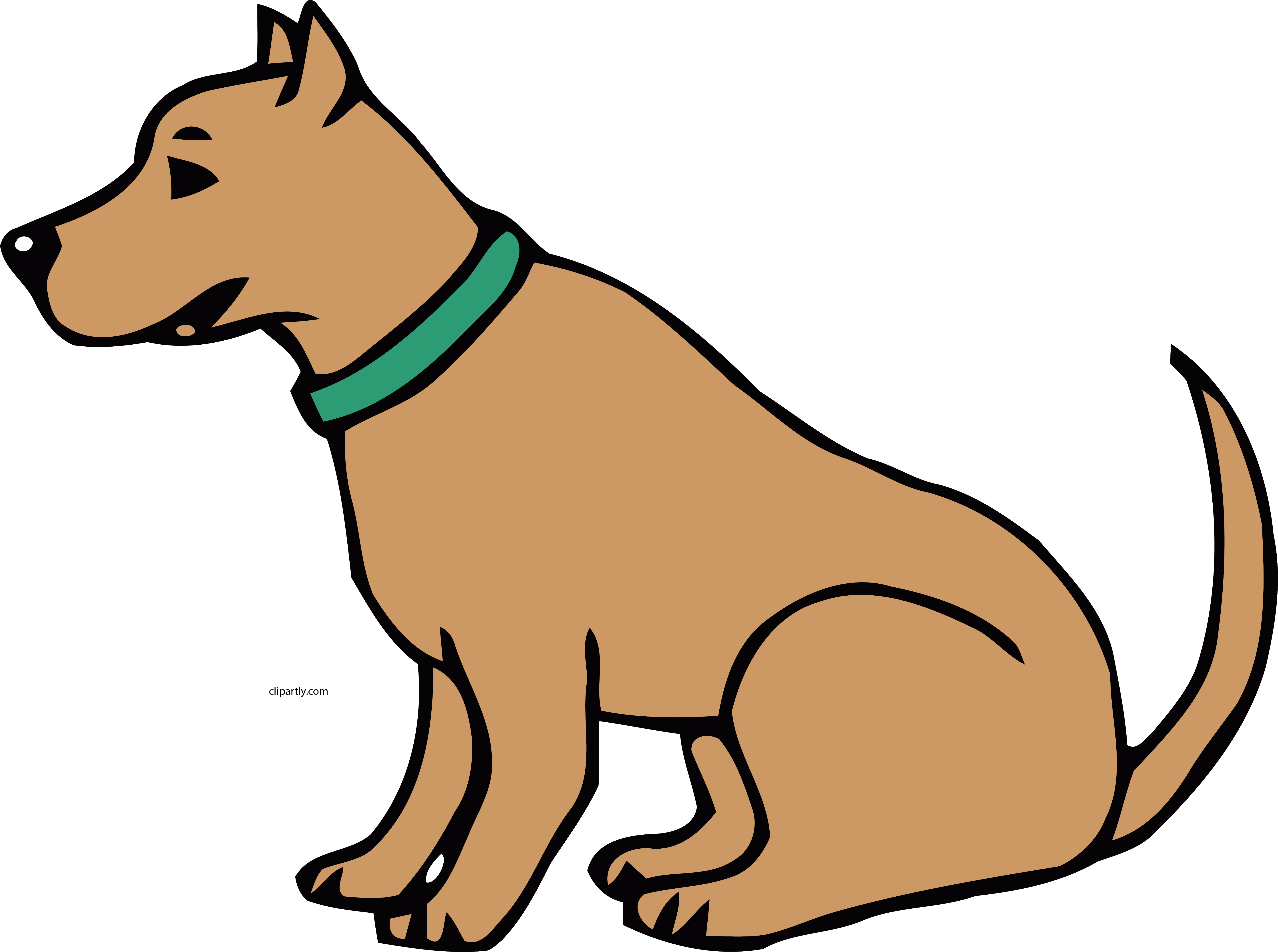 Burlywood Color Dog Clipart Png - Clipart Images Of Dog Transparent Png (5747x4282), Png Download