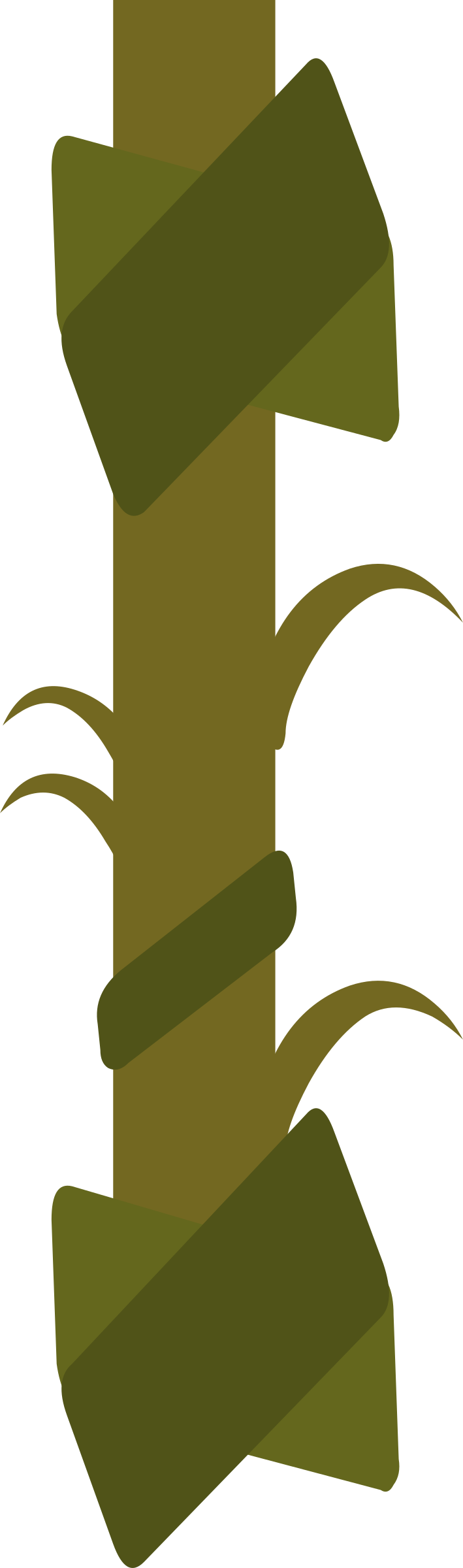 Firebog Firebog Ladder Tile Cap 1 Vine Clip Arts - Png Download (709x2400), Png Download