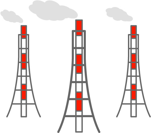 Thermal Power Plant Png Clipart (640x640), Png Download