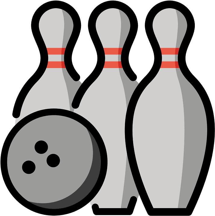 Bowling Emoji Clipart - 中華そば うめや - Png Download (800x800), Png Download