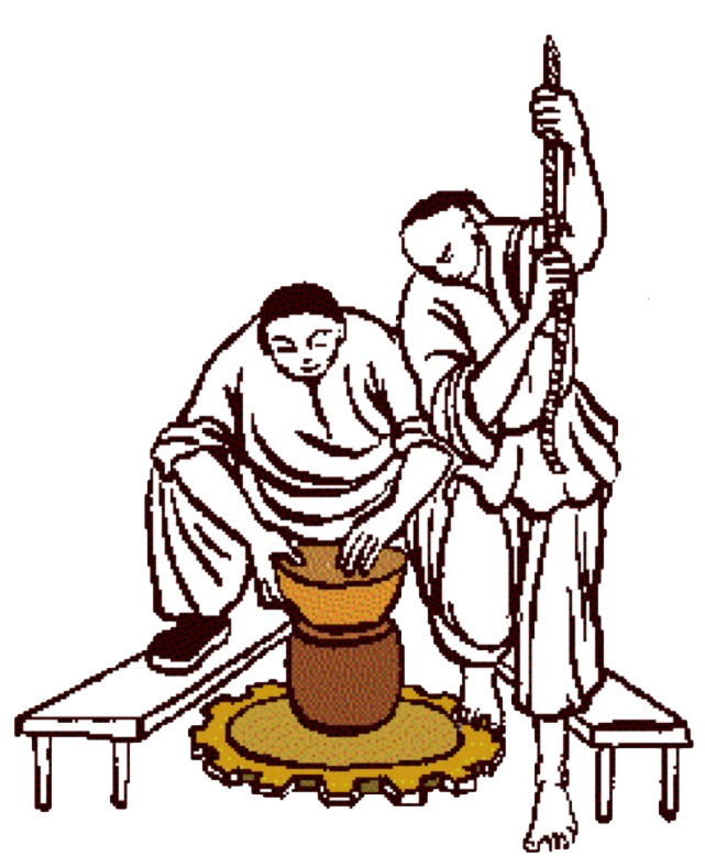 Ancient Egypt Potters Wheel Clipart (641x788), Png Download