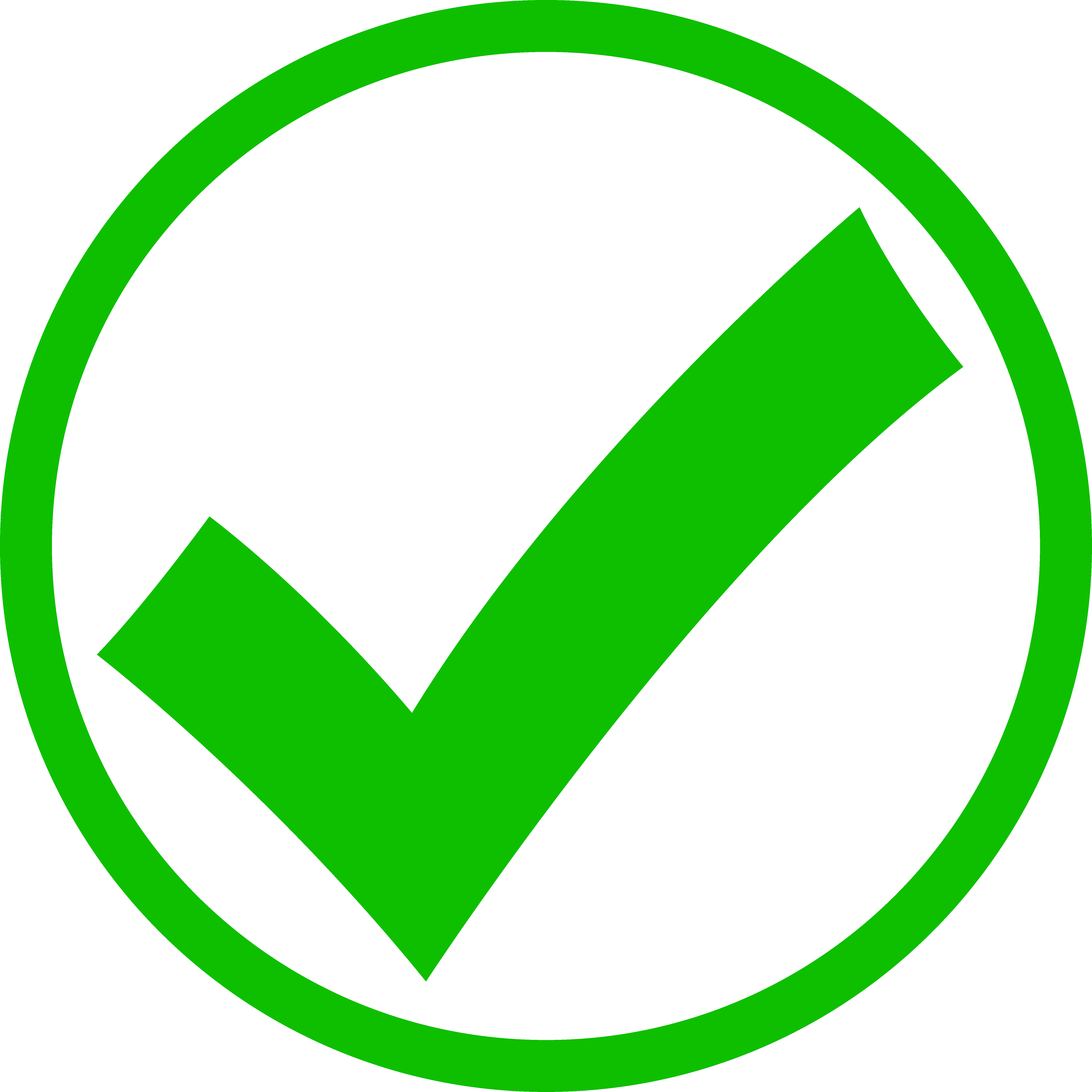 Check Mark Symbol 2png - Green Circle Check Mark .png Clipart (5695x5695), Png Download