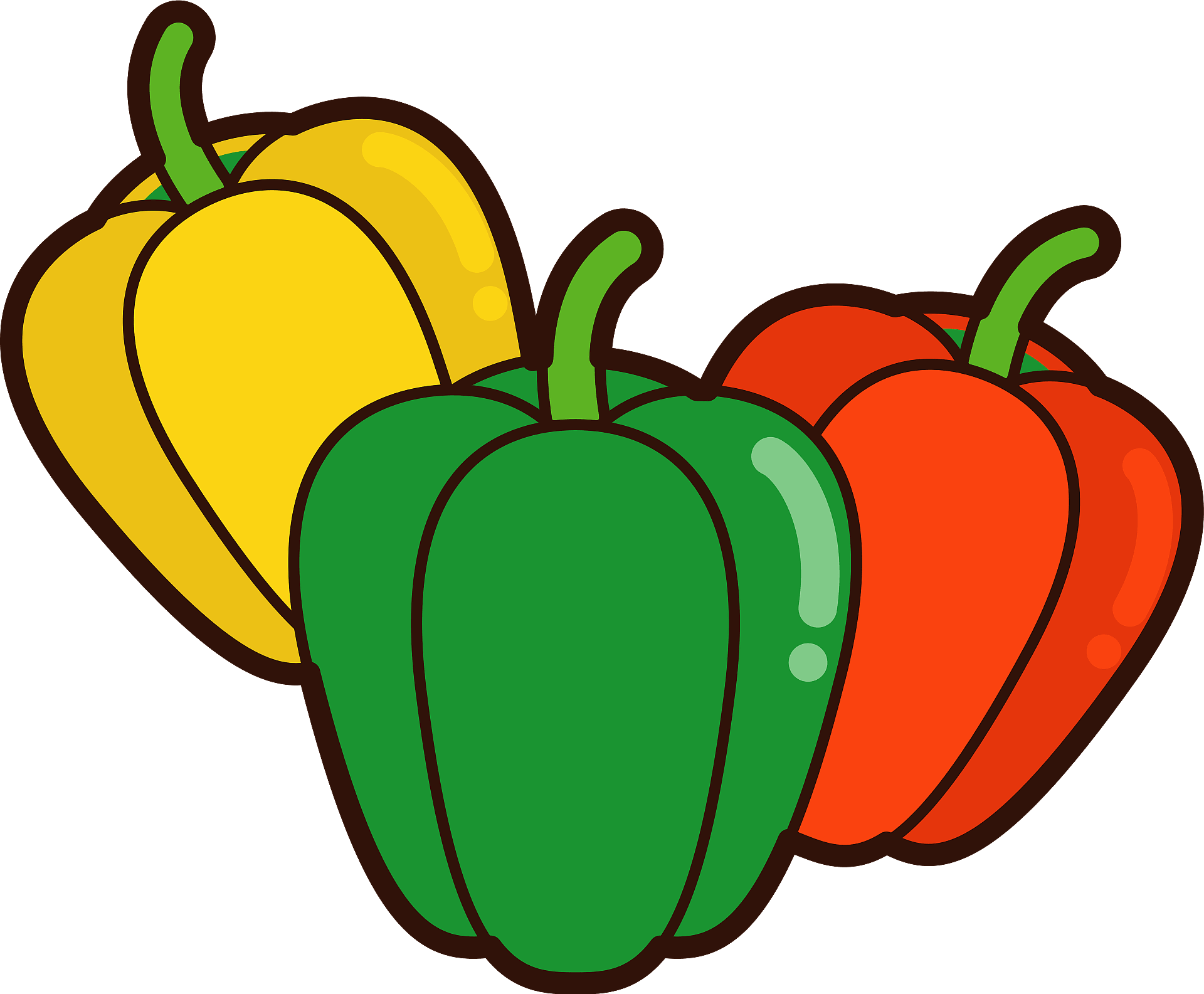 Clipart Paprika - Png Download (1920x1585), Png Download