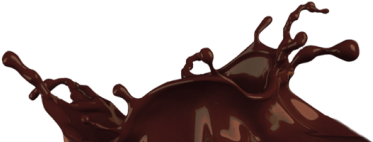 Splash Clipart Chocolate - Chocolate Splash Vector Png Transparent Png (850x532), Png Download