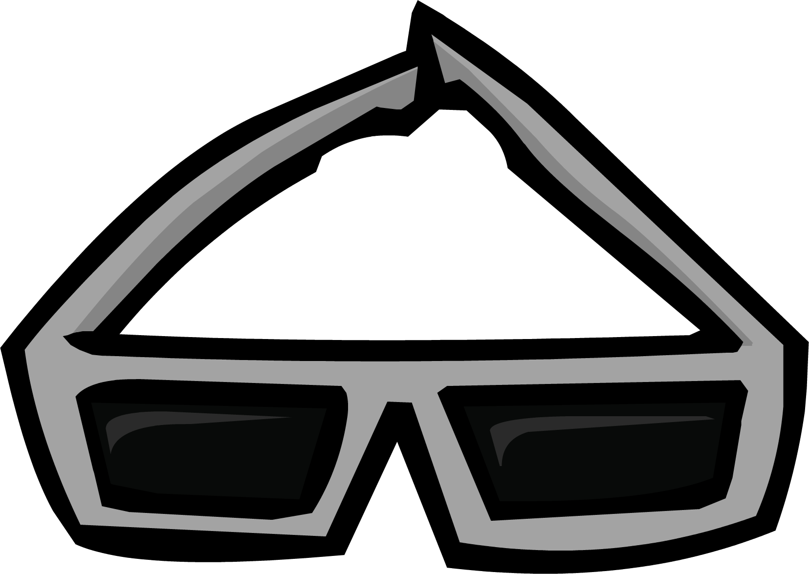 Club Penguin Rewritten Wiki - 3d Glasses Club Penguin Transparent Clipart (1655x1175), Png Download