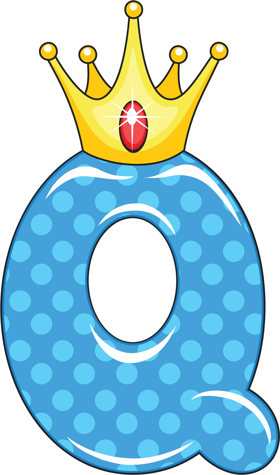 Cute Letter Q Clipart - Png Download (1049x1753), Png Download