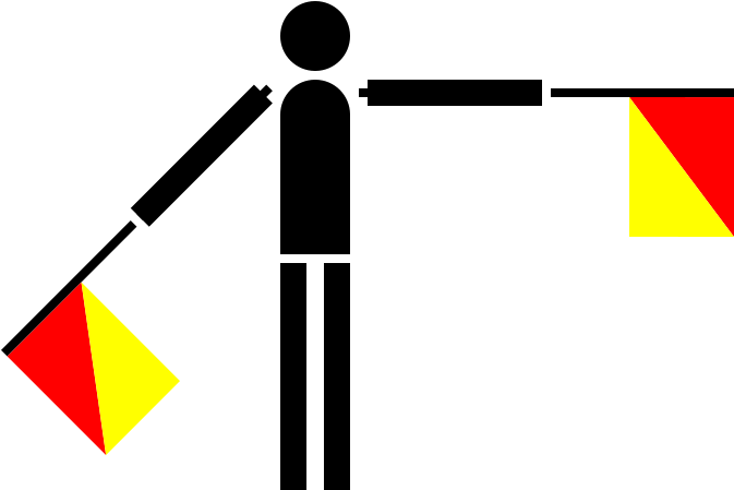 Semaphore Mike - Gerald Holton Clipart (800x728), Png Download