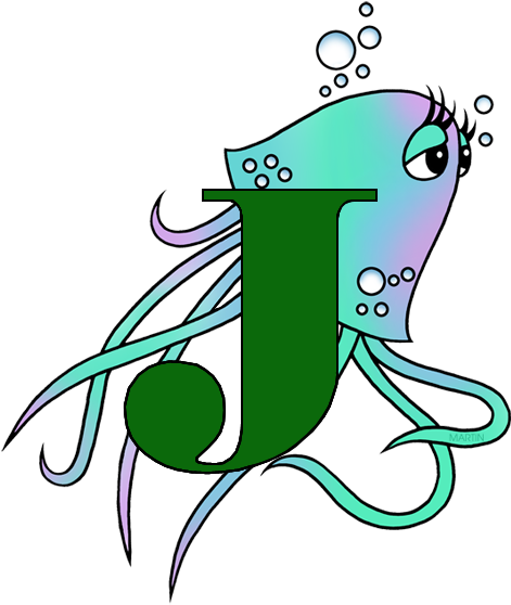 Letter J - Illustration Clipart (476x648), Png Download