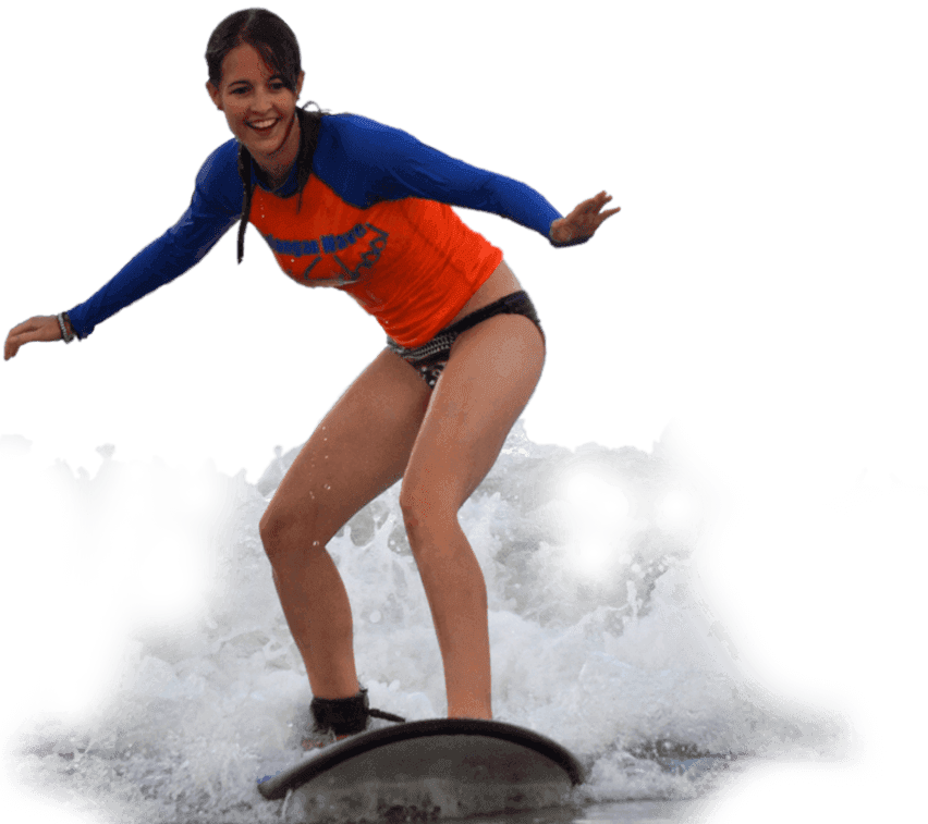 Surfing Png Transparent Images - Transparent Surfer Png Clipart (852x757), Png Download